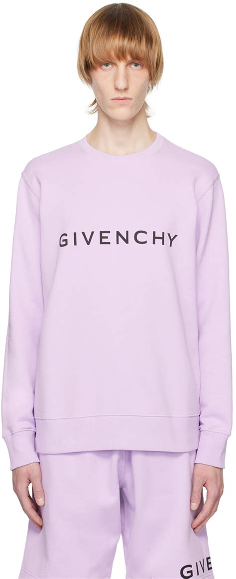 givenchy purple sweatshirt|givenchy oversized sweatshirt.